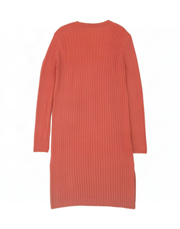 Marks & Spencer Suéter Cárdigan Abierto Largo para Mujer UK 10 Small Pink