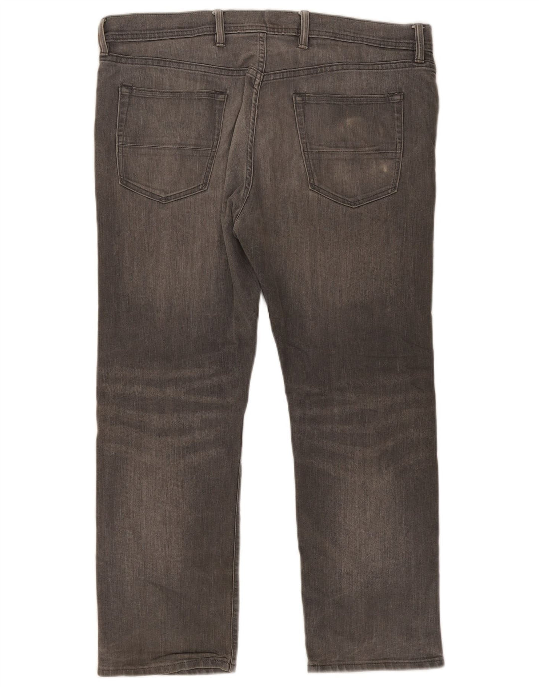 Marks & Spencer Vaqueros rectos para hombre W40 L29 Algodón gris