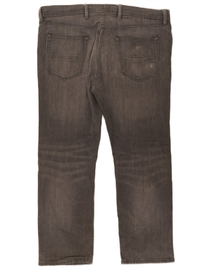 Marks & Spencer Vaqueros rectos para hombre W40 L29 Algodón gris