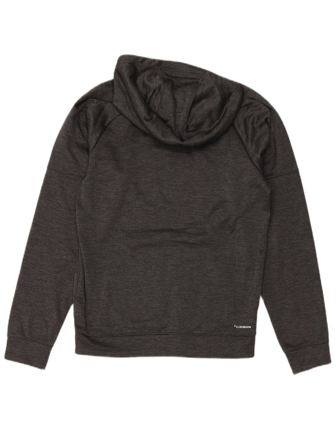 ADIDAS Mens Graphic Hoodie Jumper Small Grey Polyester