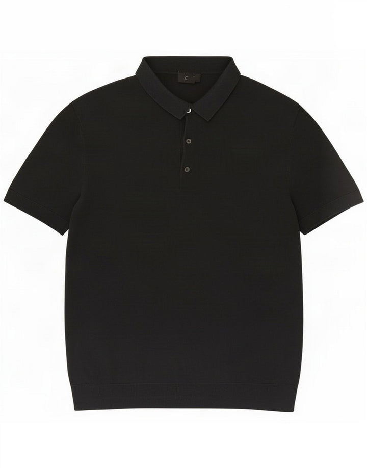 Cos Polo para hombre pequeño negro