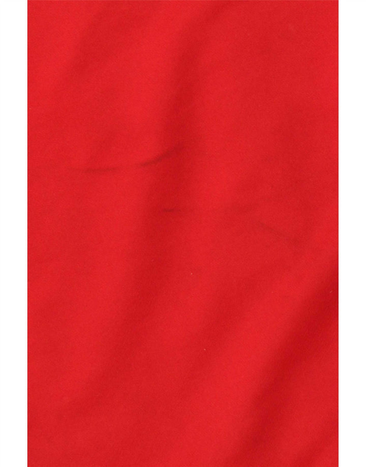 Adidas Hombre Chándal Top Chaqueta Grande Rojo Colorblock Poliéster