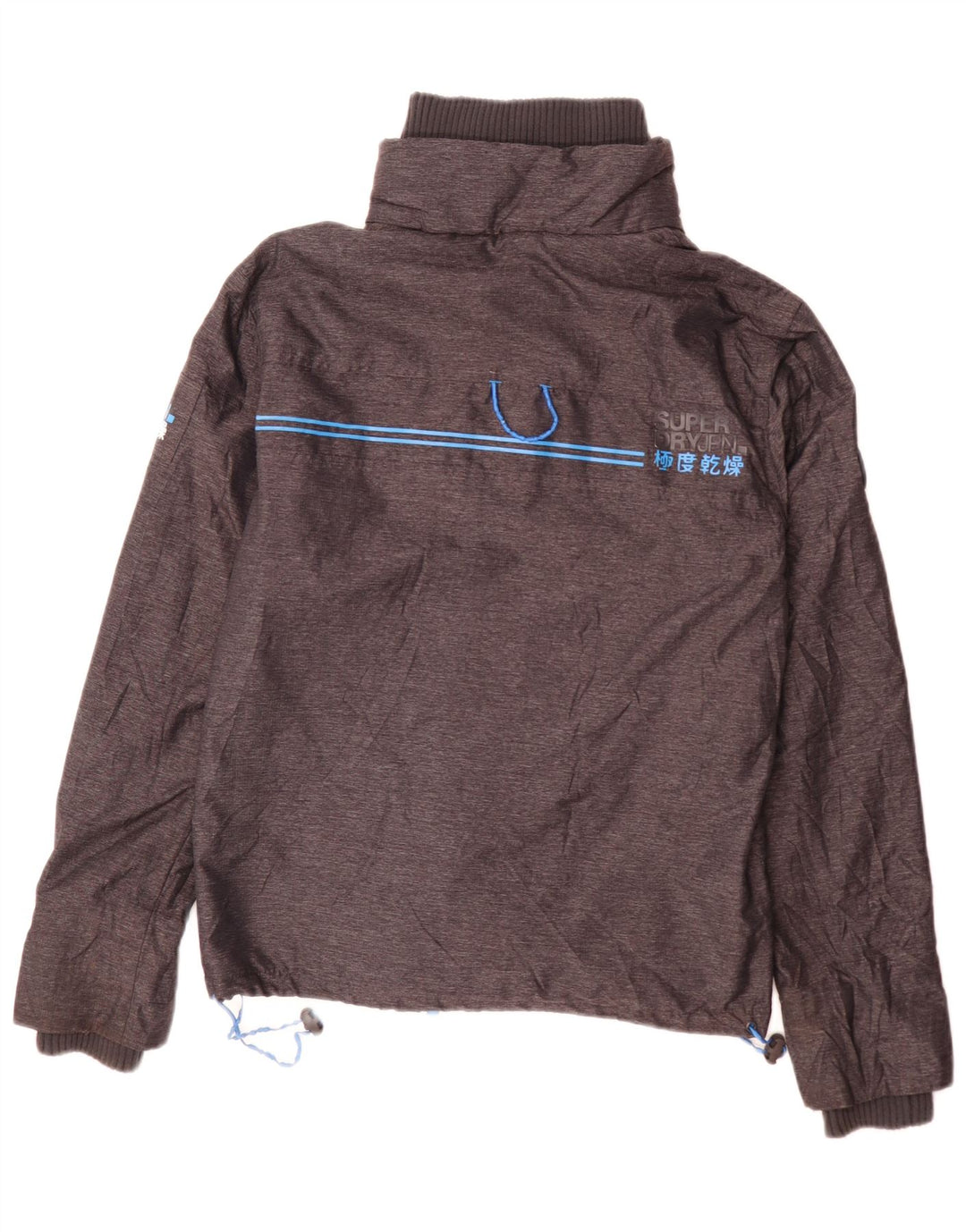 Superdry Chaqueta cortavientos Windattacker para hombre, talla 36, nailon gris pequeño