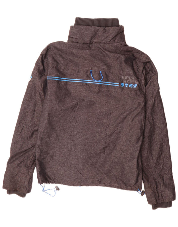 Superdry Chaqueta cortavientos Windattacker para hombre, talla 36, nailon gris pequeño