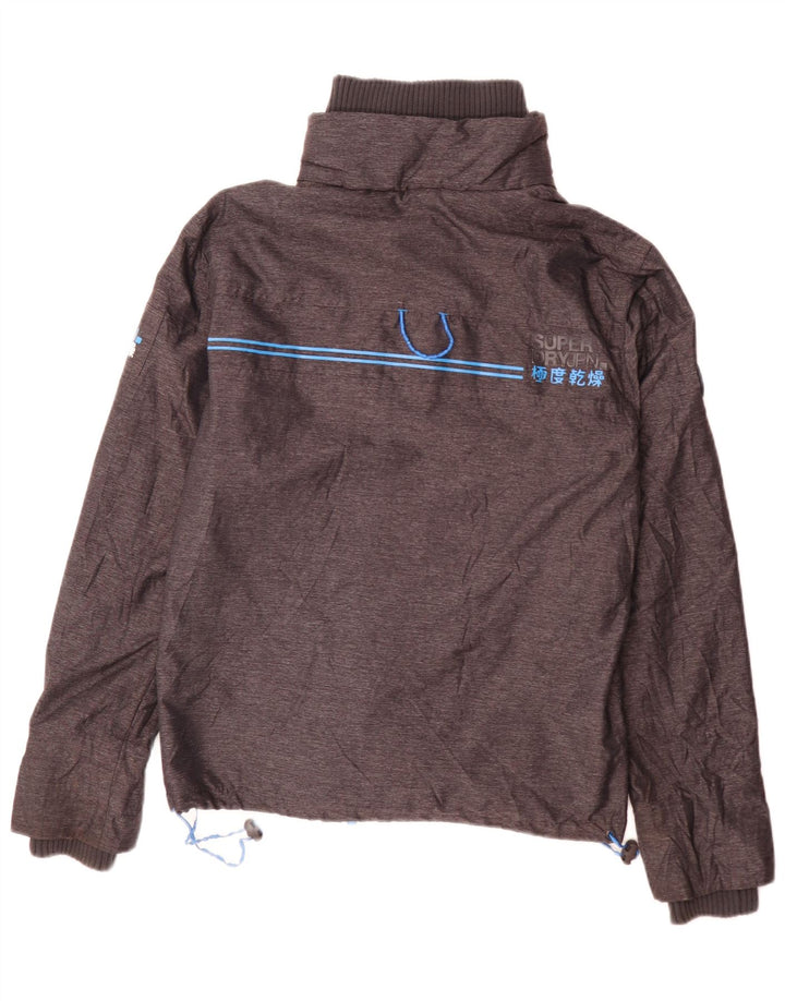 Superdry Chaqueta cortavientos Windattacker para hombre, talla 36, nailon gris pequeño