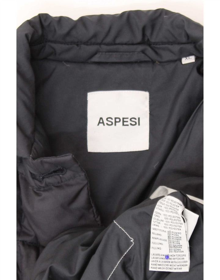Aspesi Chaqueta Acolchada Mujer UK 40 XL Azul Marino
