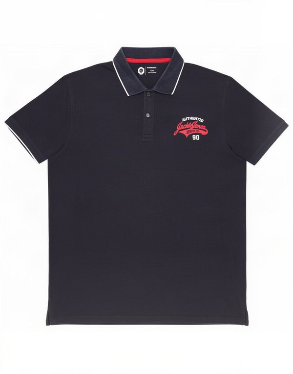 Polo Jack & Jones Hombre XL Algodón Azul Marino