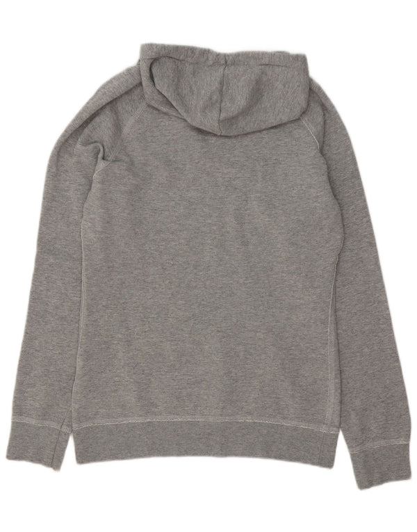 Converse Womens Boston Graphic Hoodie Jumper UK 16 Large Grey Flecked