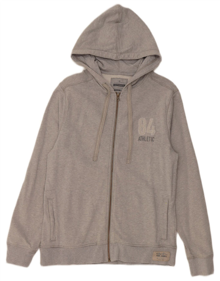Marks & Spencer Suéter con capucha y cremallera azul Harbor para hombre Algodón gris medio