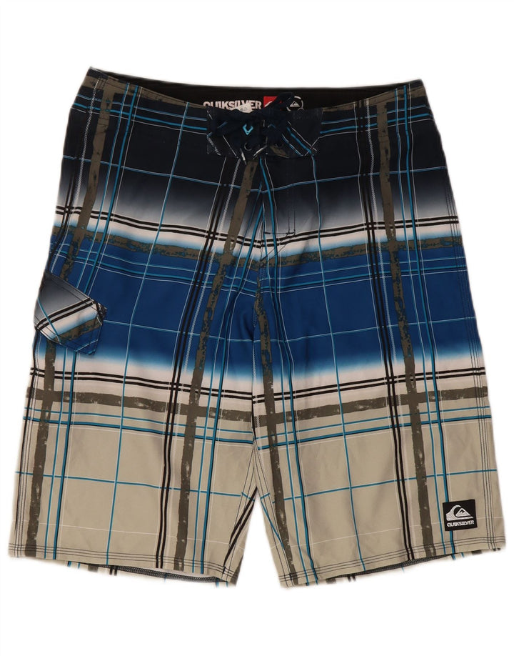 Bañador Quiksilver Hombre Mediano Cuadros Multicolor Poliéster