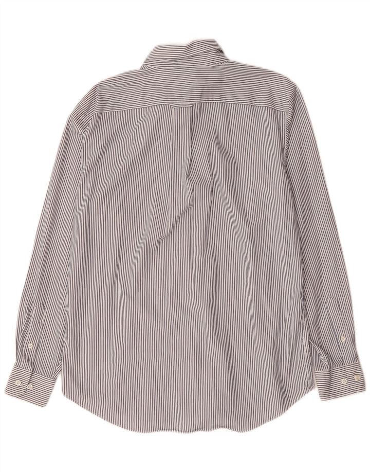 NAUTICA Camisa Hombre Algodón Rayas Azul Medio
