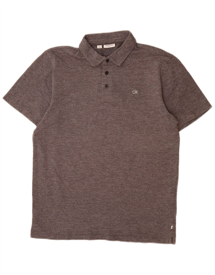 CALVIN KLEIN Polo Hombre Algodón Gris Medio