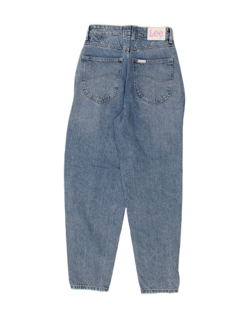 LEE Womens High Waist Tapered Jeans US 4 Small W26 L39 Blue Cotton Vintage Lee and Second-Hand Lee from Messina Hembry 