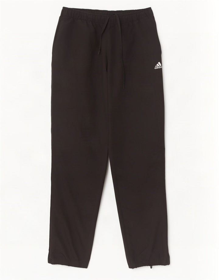 Adidas Hombre Climalite Chándal Pantalones Joggers Grande Negro Poliéster
