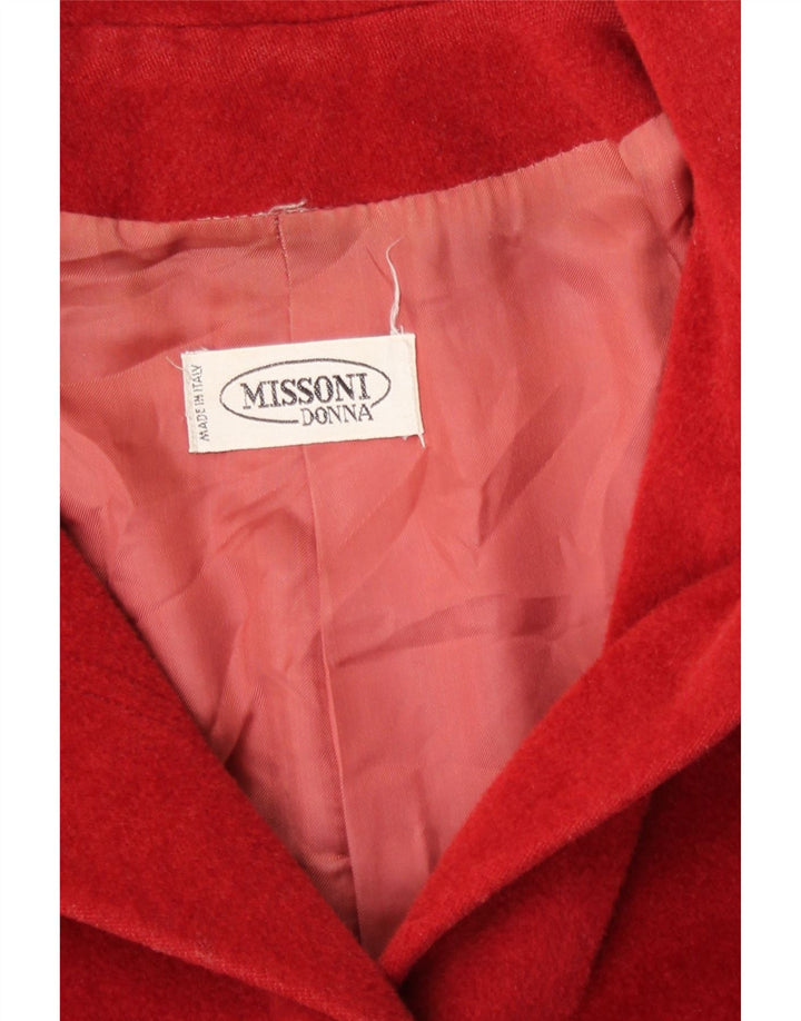 Missoni Abrigo para mujer UK 6 XS Borgoña