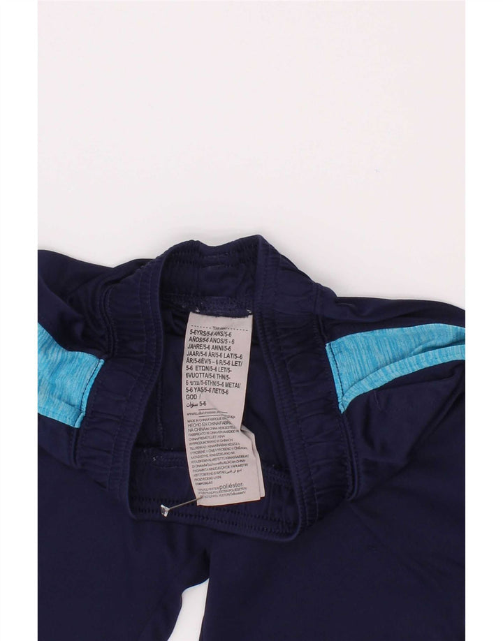 Under Armour Pantalones cortos deportivos para niño 5-6 años Azul marino Poliéster color block