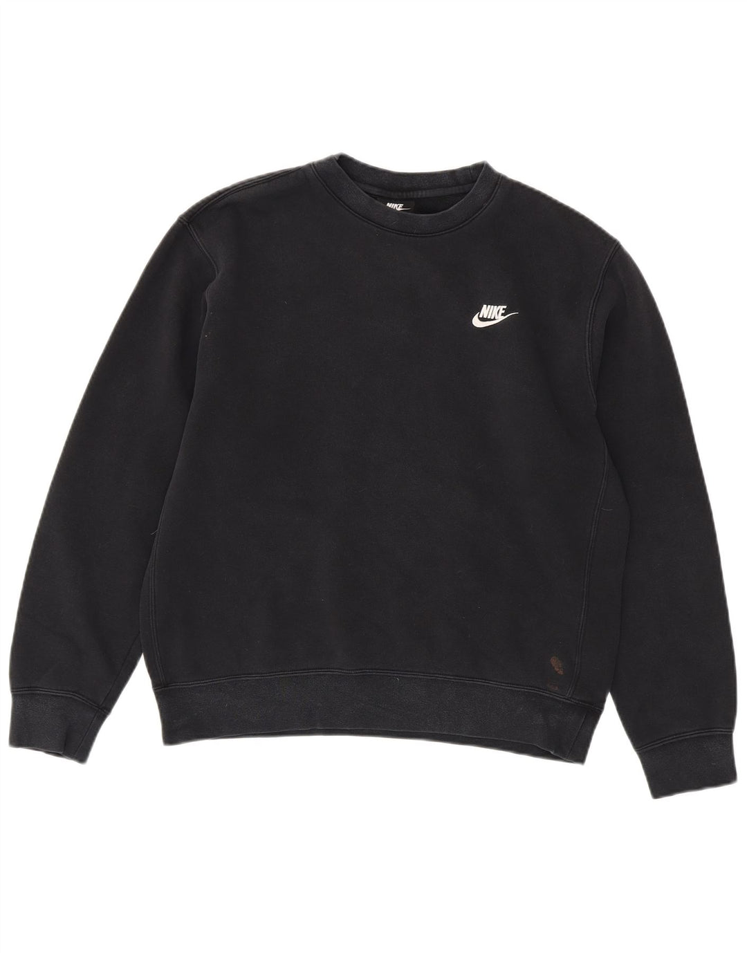 NIKE Sudadera Jumper Medium Negro Algodón Hombre