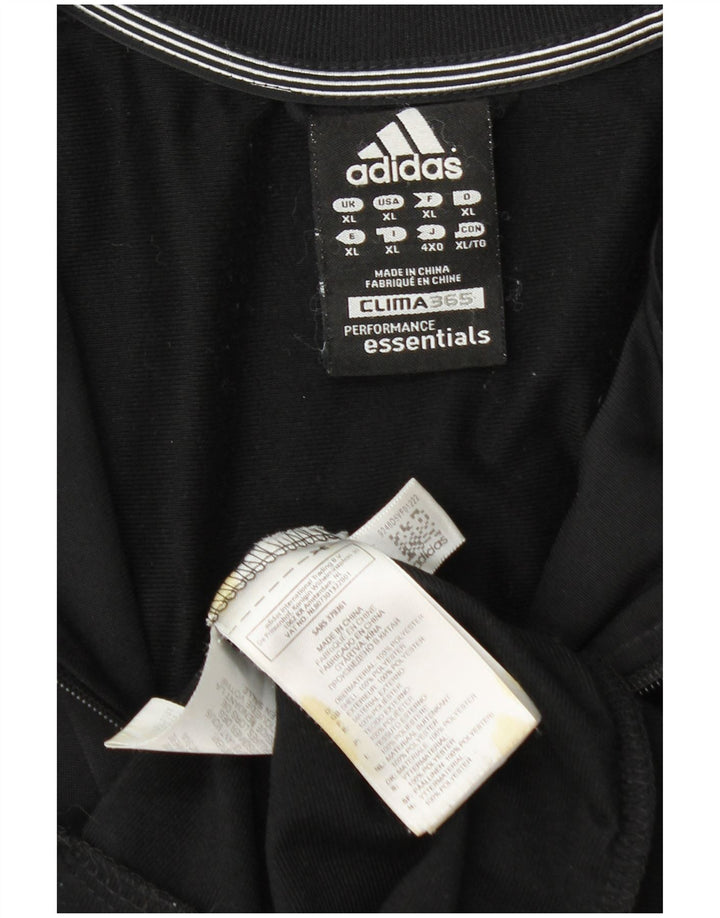 Adidas Mens Clima 365 Chándal Top Chaqueta XL Negro Poliéster