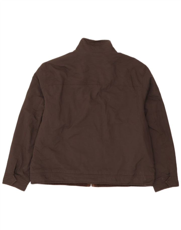 Marks & Spencer Chaqueta Bomber para Hombre UK 44 2XL Marrón Poliamida