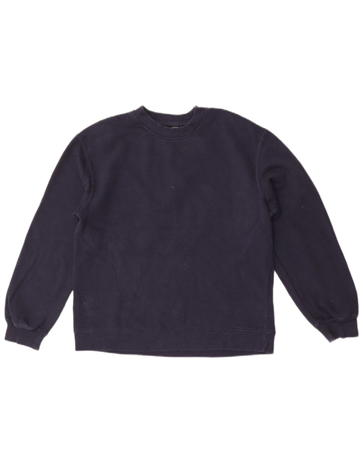 Zara Hombre Sudadera Jumper Small Azul Marino Algodón