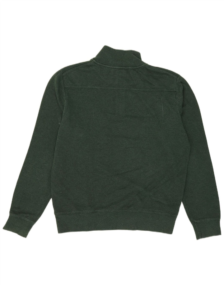 Gant Jersey De Cuello Con Cremallera Para Hombre Jersey Grande De Algodón Verde