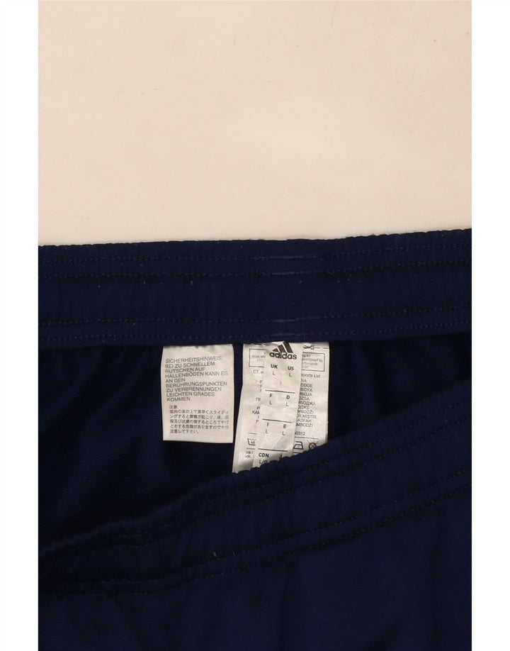 ADIDAS Hombre Chándal Pantalones Joggers Grande Azul Marino Poliéster