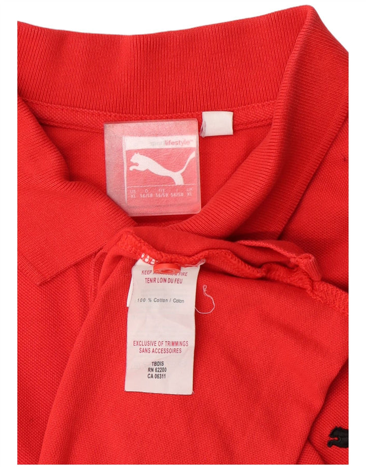 Polo Puma Hombre XL Algodón Rojo