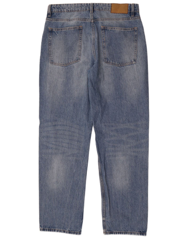 Zara Jeans rectos para hombre EU 42 Large W32 L32 Algodón azul