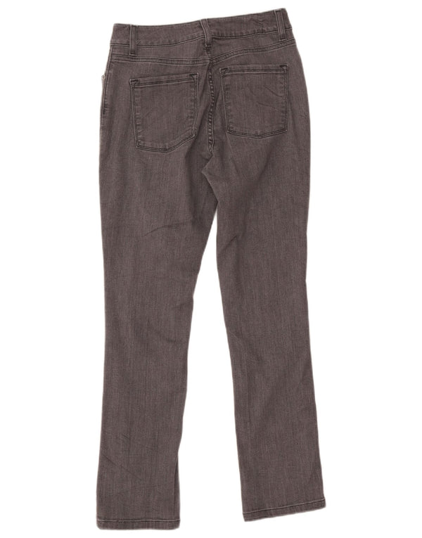L.L.Bean Vaqueros ajustados de corte clásico para mujer UK 4 XS W24 L28 Algodón gris
