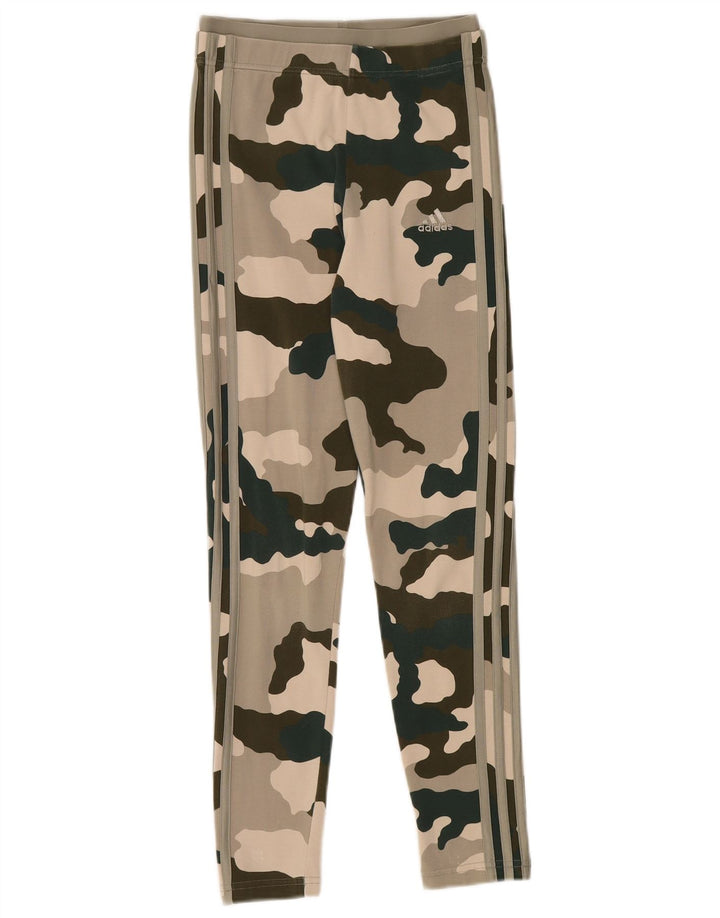 ADIDAS Leggings ajustados para mujer UK 4/6 XS Camuflaje multicolor