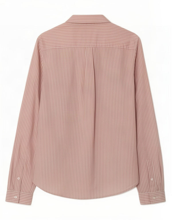 Jack Wills Camisa para mujer Reino Unido 10 Pequeño Algodón a rayas moradas