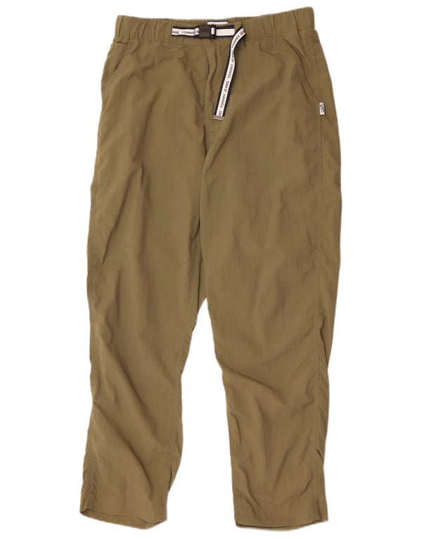 Tommy Hilfiger Pantalones cortos ajustados para hombre mediano W30 L26 poliéster caqui