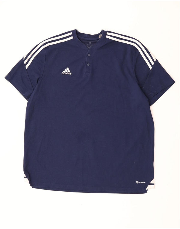 Adidas Camiseta Hombre Top 2XL Azul Marino Algodón