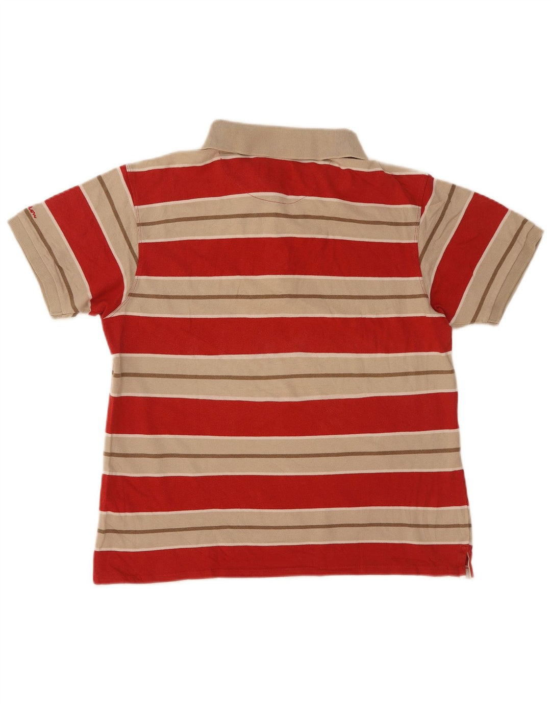 Champion Polo Para Hombre Pequeño Rojo A Rayas
