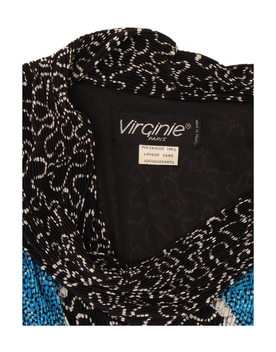 VIRGINIE Jersey extragrande con cuello en V para mujer UK 18 XL Negro
