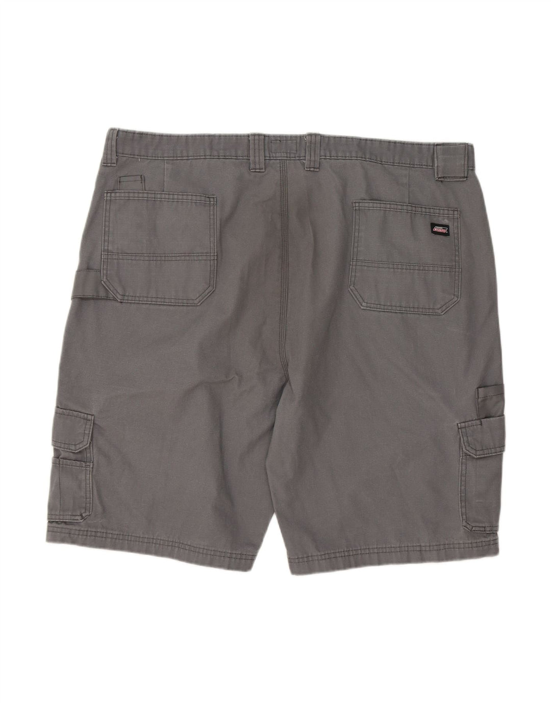DICKIES Mens Regular Fit Cargo Shorts W42 2XL Grey Cotton