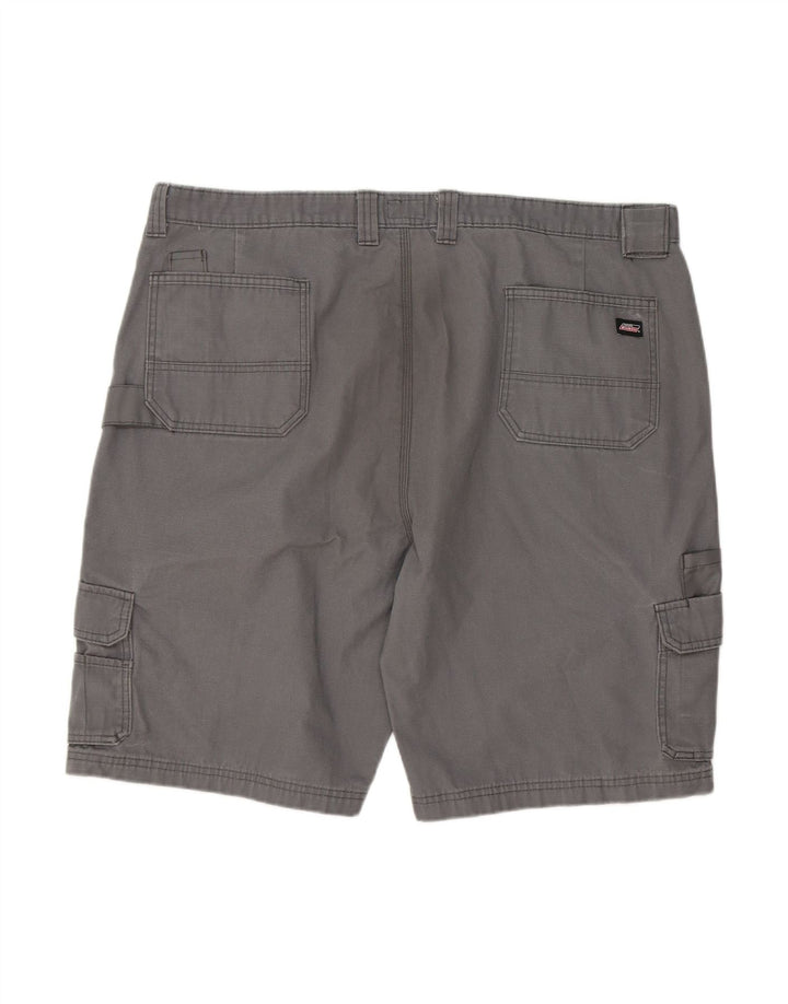 DICKIES Mens Regular Fit Cargo Shorts W42 2XL Grey Cotton