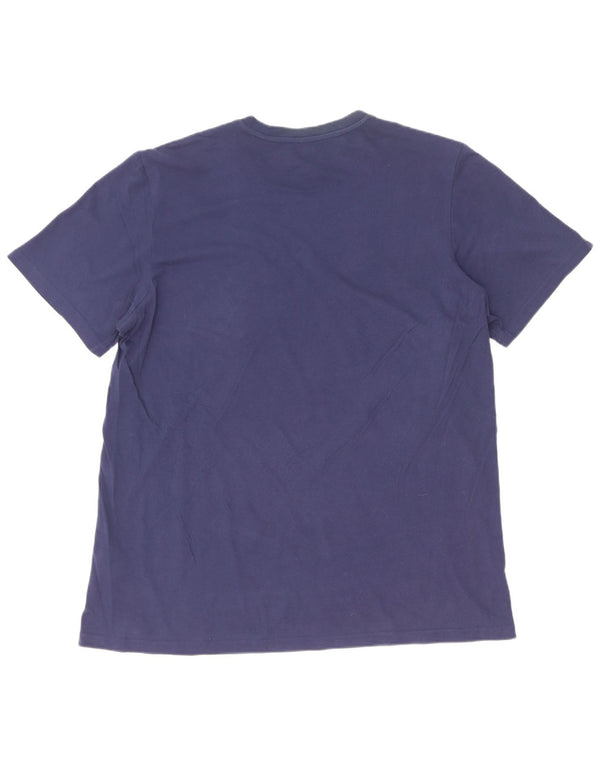 Adidas Hombre Camiseta Top XL Azul Marino Algodón