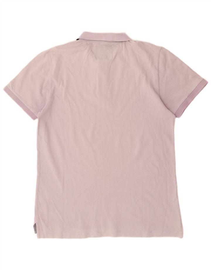 Woolrich Polo De Hombre De Algodón Morado Medio