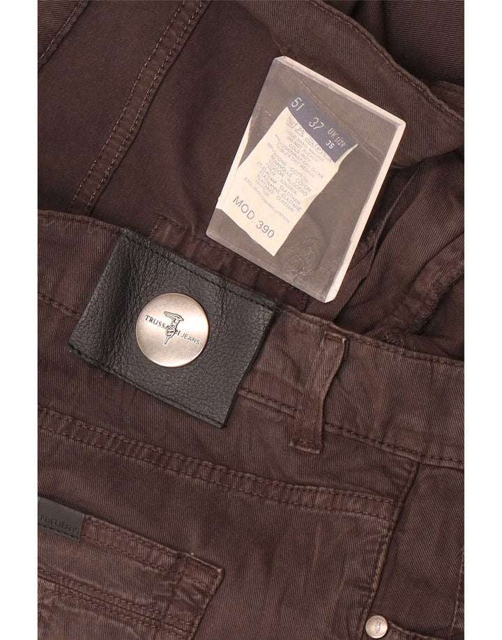 Vaqueros Trussardi Hombre Rectos W35 L30 Marrón Algodón