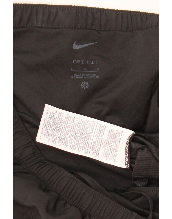 Nike Dri Fit Graphic - Pantalones cortos deportivos para hombre (poliéster), color negro