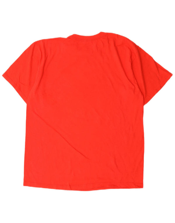 Nike Ohio State Buckeyes - Camiseta gráfica para hombre, color rojo medio, algodón