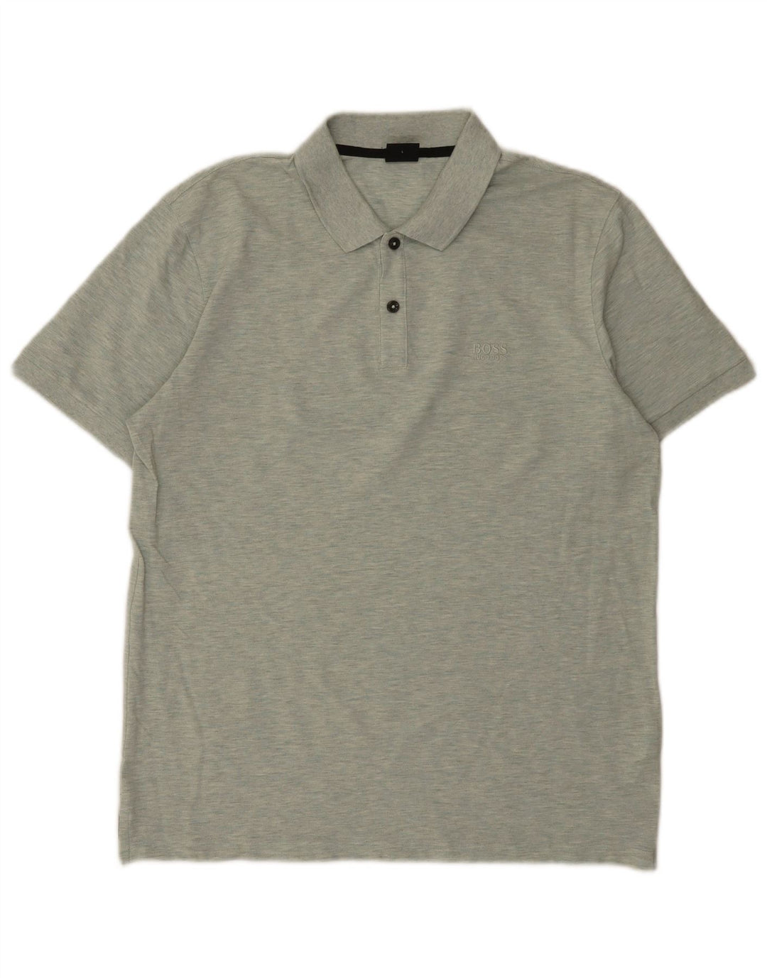 Hugo Boss Hombre Polo Regular Fit Algodón Verde Grande