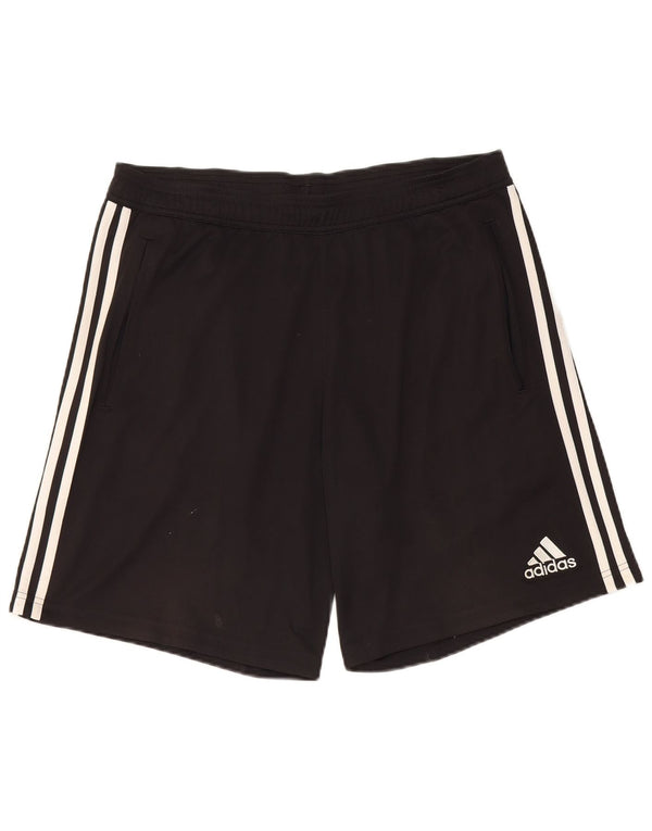 Adidas Mens Climacool Sport Shorts Grande Negro Colorblock Poliéster