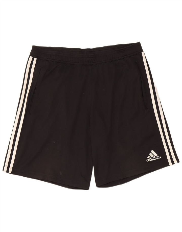 Adidas Mens Climacool Sport Shorts Grande Negro Colorblock Poliéster