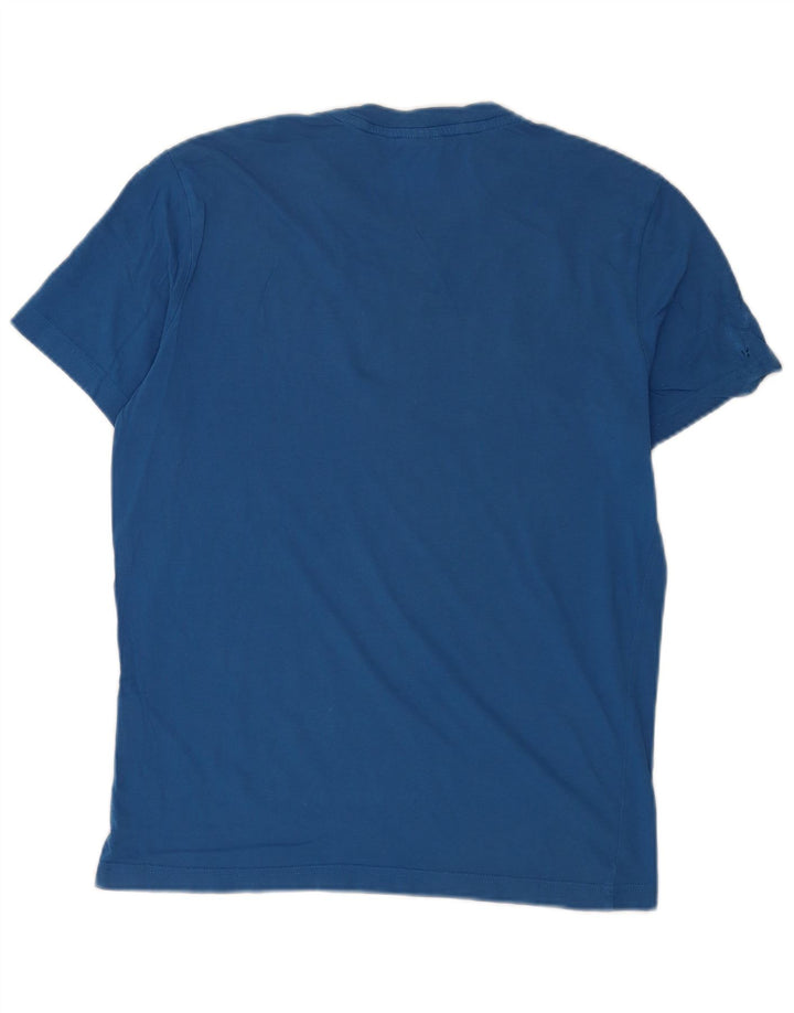 Champion Camiseta gráfica para hombre Top Small Blue Cotton