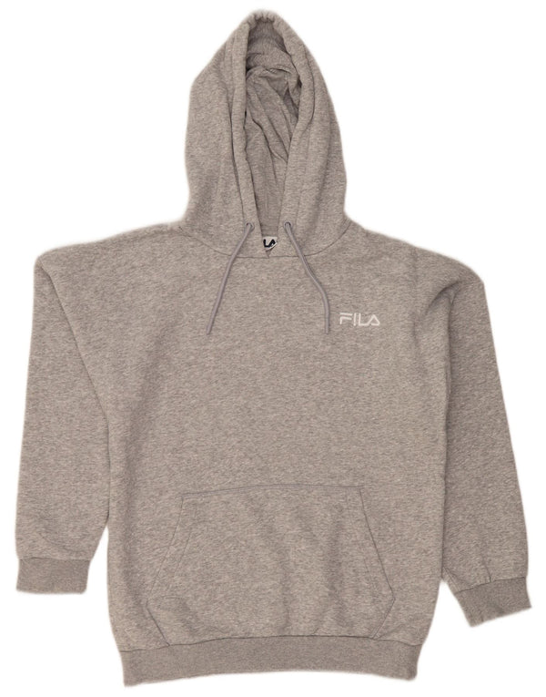 Fila Jersey con capucha extragrande para mujer UK 6 XS Algodón gris