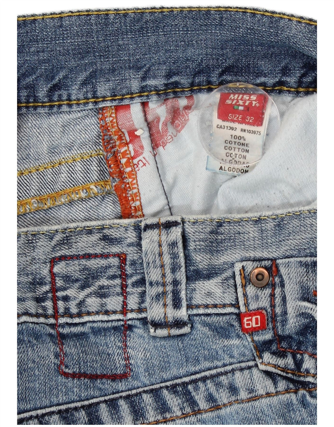 Miss Sixty Perkinks Jeans Sueltos para Mujer W32 L31 Algodón Azul