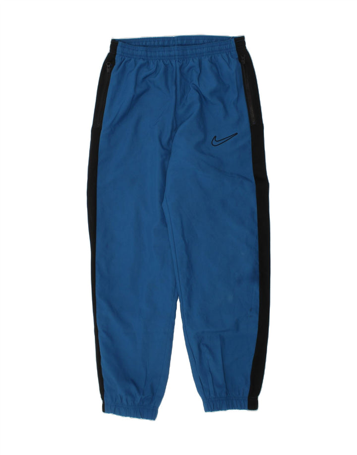 NIKE Boys Dri Fit Tracksuit Trousers Joggers 10-11 Years Medium Blue Vintage Nike and Second-Hand Nike from Messina Hembry 
