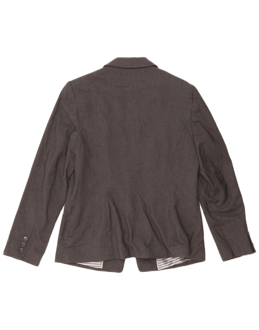 Marks & Spencer Chaqueta tipo blazer con 1 botón para mujer, talla 44, talla grande, color gris moteado